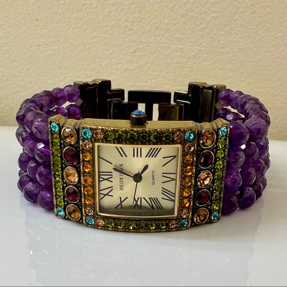Heidi Daus | Accessories | Heidi Daus Amethyst Art Deco  display picture 3